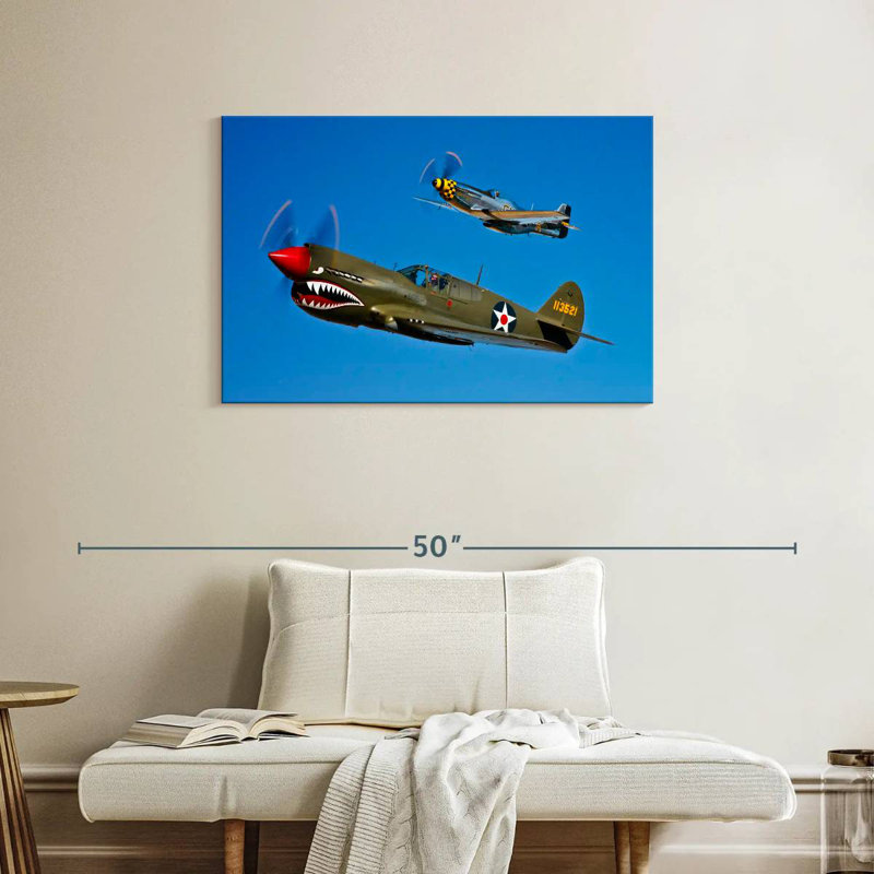 Mait A P-40E Warhawk et P-51D Mustang I, H 24 po x l 36 po