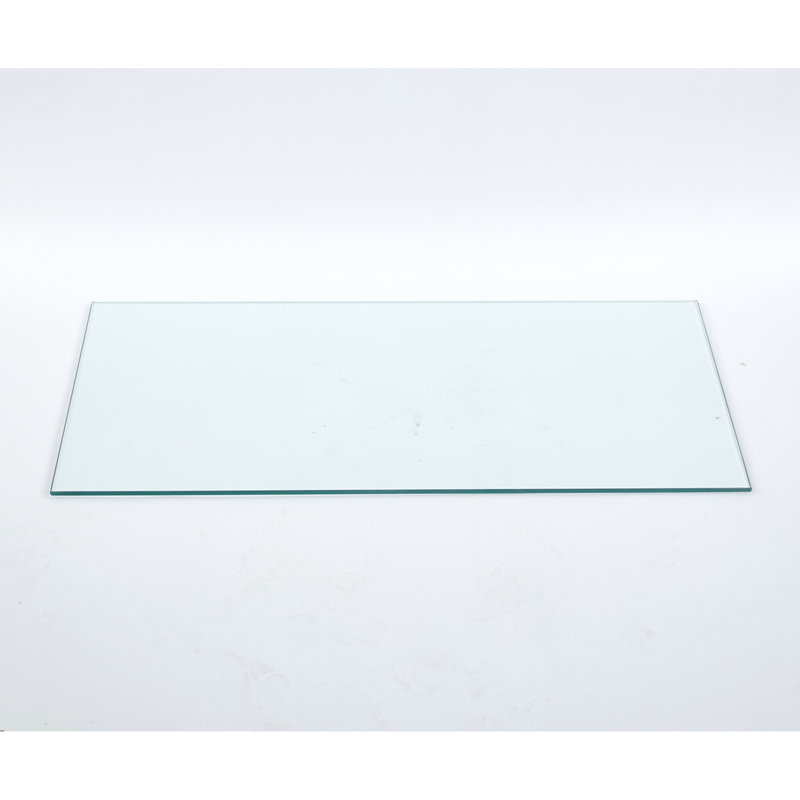 Tempered clear glass top.60x120x1CM