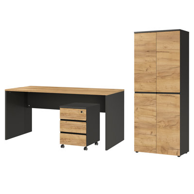 Lissabon 3 Piece Office Set
