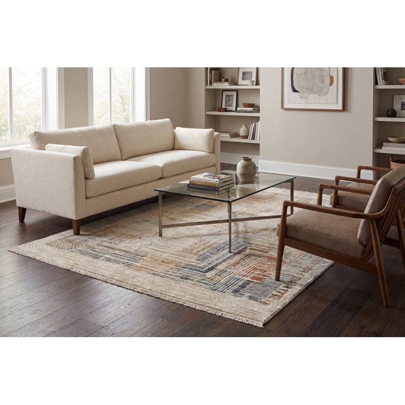 Juno Abstract Rug, Rectangle 5'3" x 7'7"