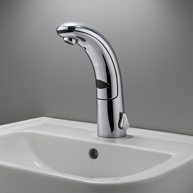 Robinet de salle de bain sans contact à fixation au comptoir Juno