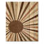 Rayons de soleil en terre cuite brillants minimalistes - impression moderne sur bois de pin naturel-58677966