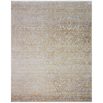 Ikat Area Rug in Gold