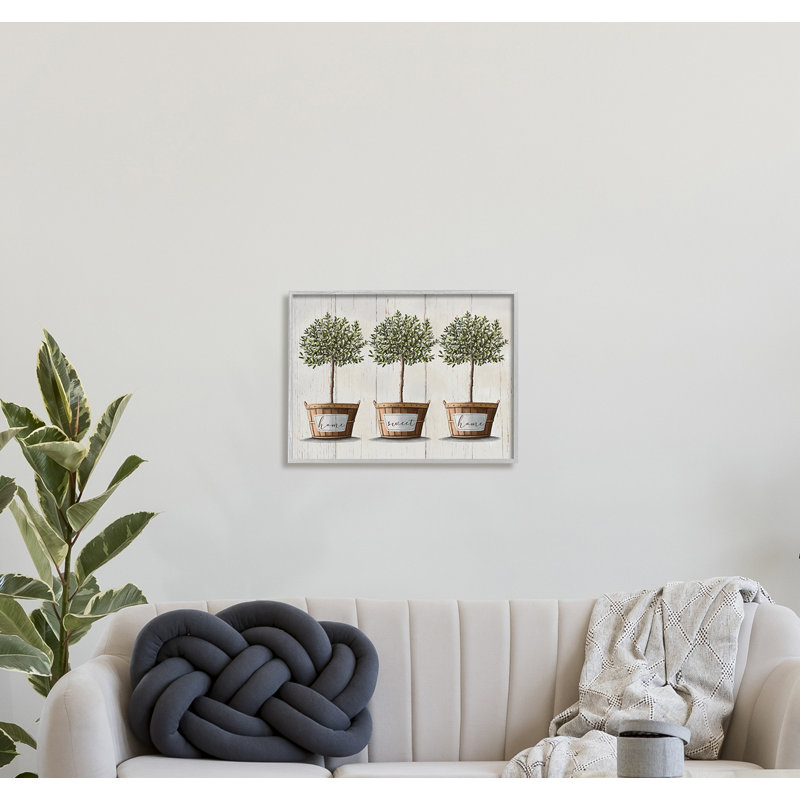 Arbres fruitiers Home Sweet Home - impression, H 24 po x l 30 po, Estampe numérique Farmhouse