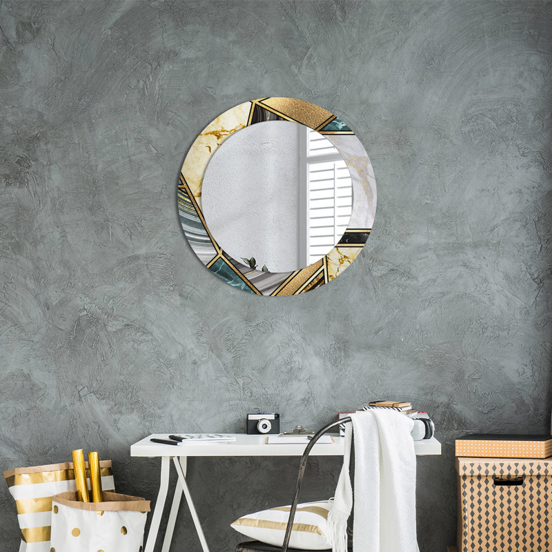 Huldar Glass Flat Wall Mirror