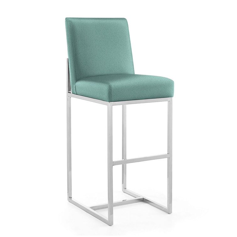 Element Upholstered Counter Stool with Metal Frame