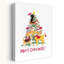 Merry Chris mutts 1 Piece Wrapped Canvas Wall Art-259297185