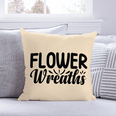 Polyester/Polyester Blend Reversible Throw Pillow