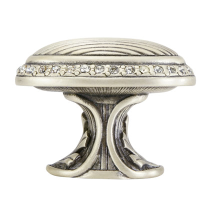 CAMBRIDGE ROUND KNOB; CLEAR