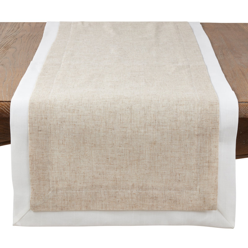 Chemin de table Pennock, Naturel, 18 po x 72 po