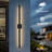 Matte Black Linear LED Outdoor Wall Light (set of 2)
