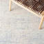 Tapis bleu / ivoire en laine touffeté à la main Zachary-701532738