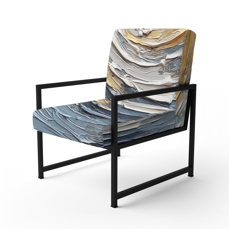 Fauteuil d'appoint Darleene, Noir, noir, noir, noir