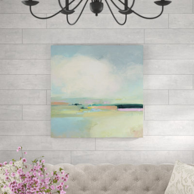 "Colorful horizon I" par Julia Purinton-peinture sur toile