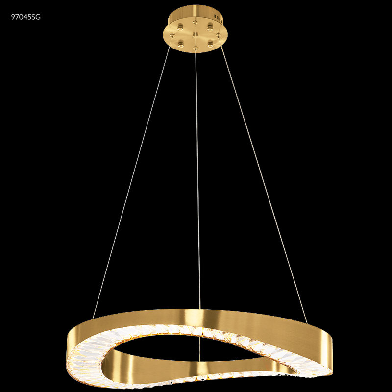 Contemporary Dimmable Wagon Wheel Chandelier