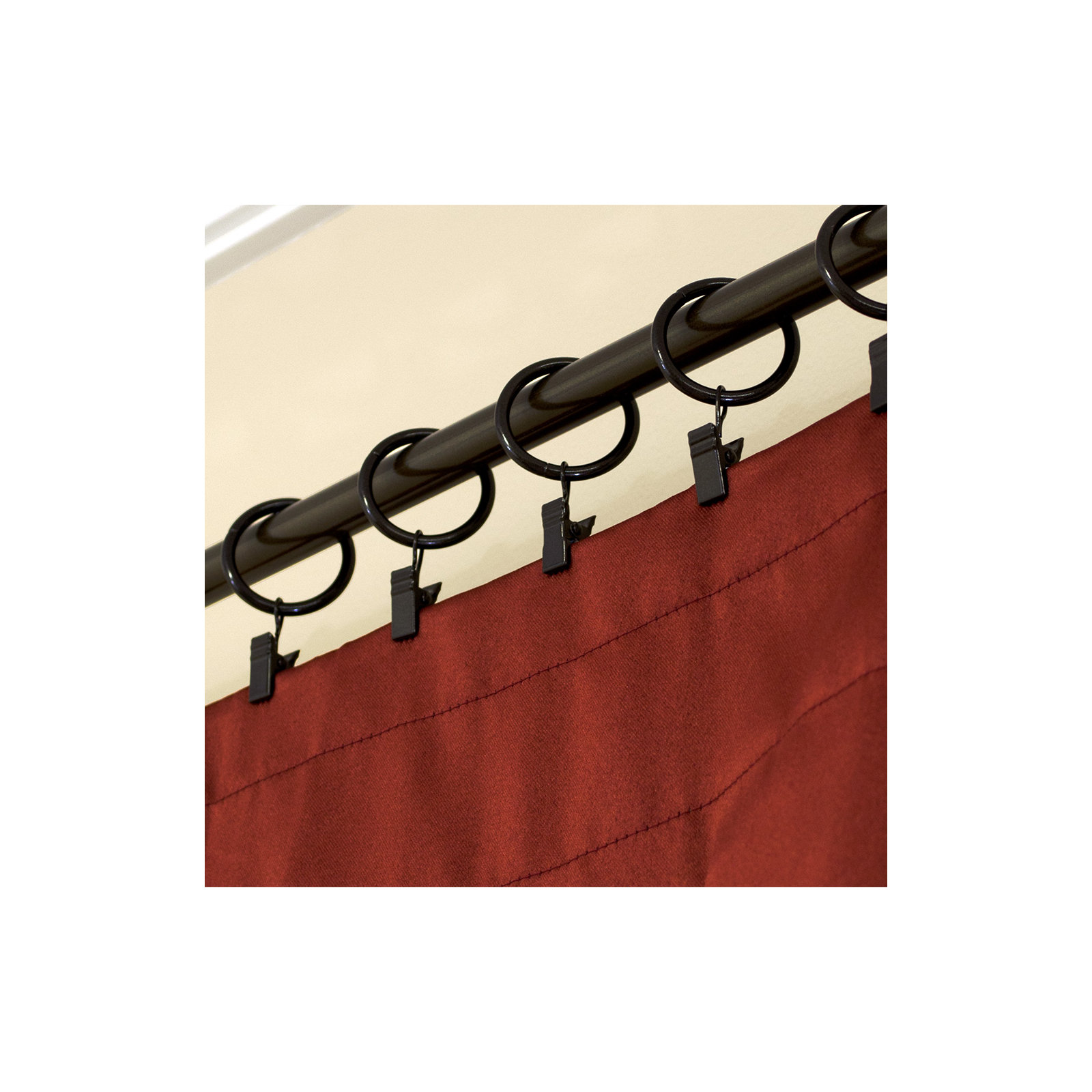 Vasios Curtain Rings, Oil Rubbed Bronze