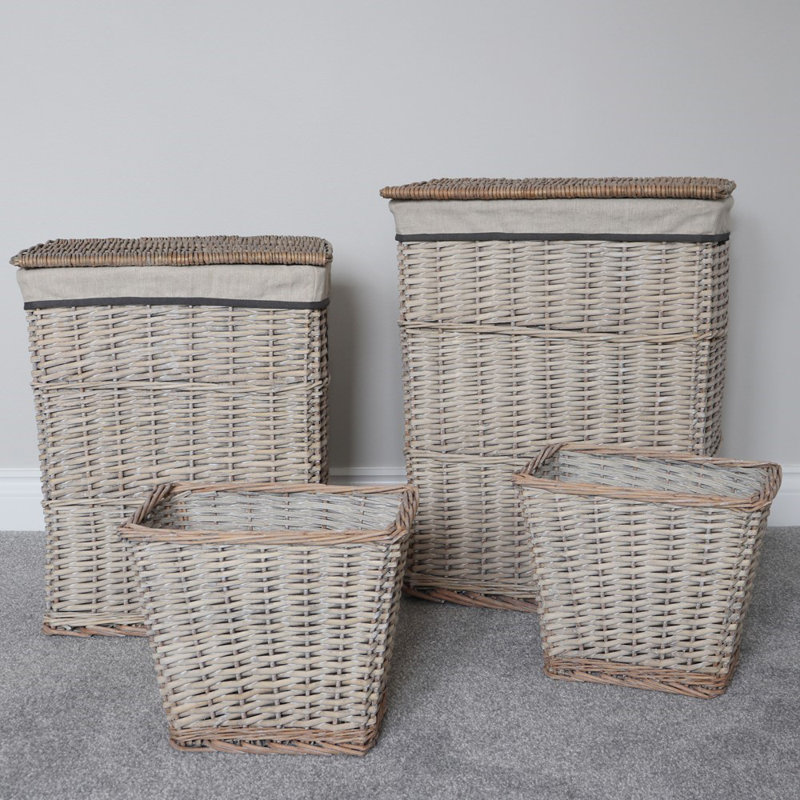 JVL Split Willow Decorative Basket