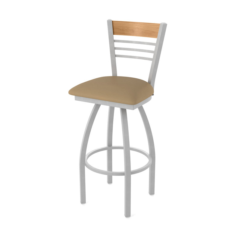 Tabouret tournant 880 Eleanor, Gris, Tanné, Très grand (assise de 36 po de hauteur)