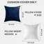 Square Luxury Velvet plush Cushion cover sofa throws Pack of 2-709260433