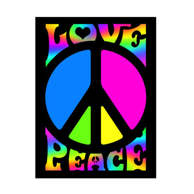 " Retro Peace Sign " by Michael Fishel