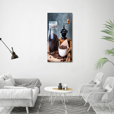 Coffee Grinder - Wrapped Canvas Print