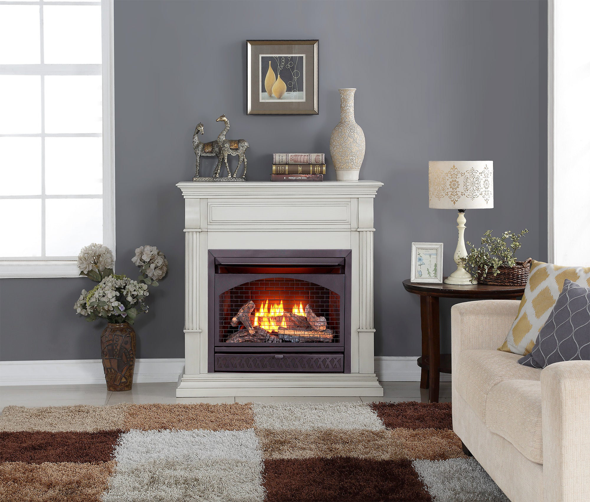 ProCom Vent Free Natural Gas/Propane Fireplace | Wayfair
