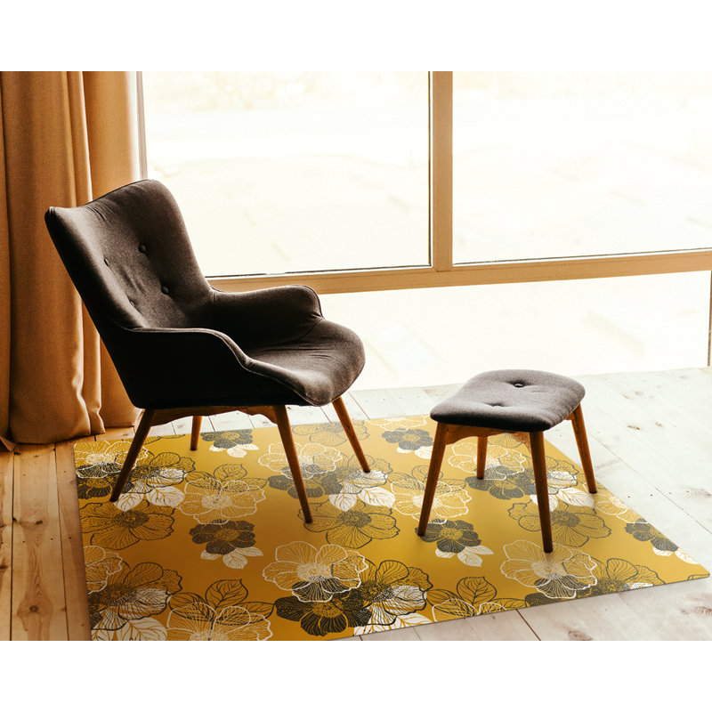 Nabhya Hard Floor Rectangular Chair Mat, 120 x 90 cm