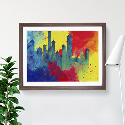 Castle Colour Splash Vol.1 Abstract - Single Picture Frame Print