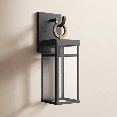 Amelia Glass Outdoor Wall Lantern