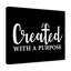 Created with a Purpose 1 Piece Wrapped Canvas Wall Art-740970494