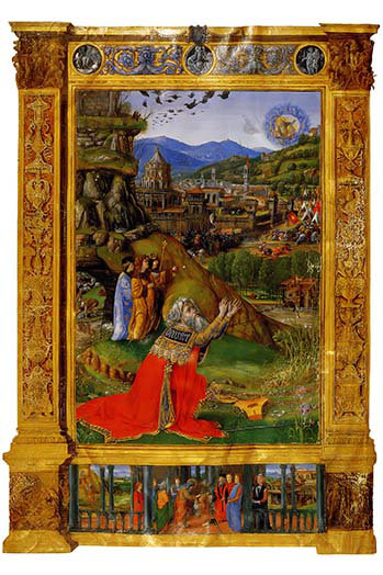 « king david agenouillant avant dieu », H 36 po x l 24 po x P 1,5 po