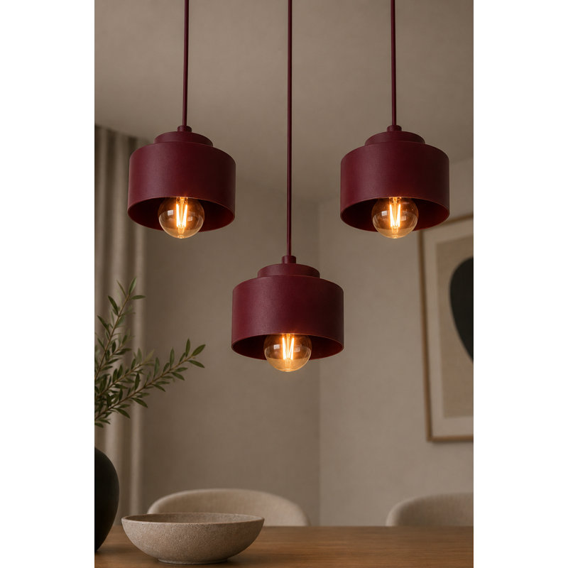 Simply Wine 1-light Pendant, 34, Burgundy, 3