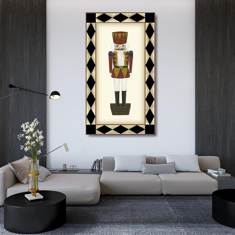 Art tendu par Kafantaris, Tina Gallery, art: Casse-noisette, H 48 po x l 29 po