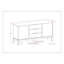 Buffet Harper en bois franc brun noyer