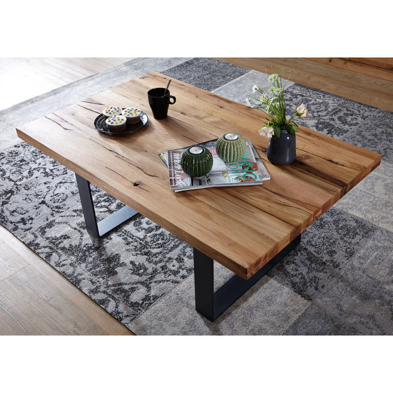 Montreux Sled Coffee Table, 45cm H x 110cm W x 70cm D, Ecru