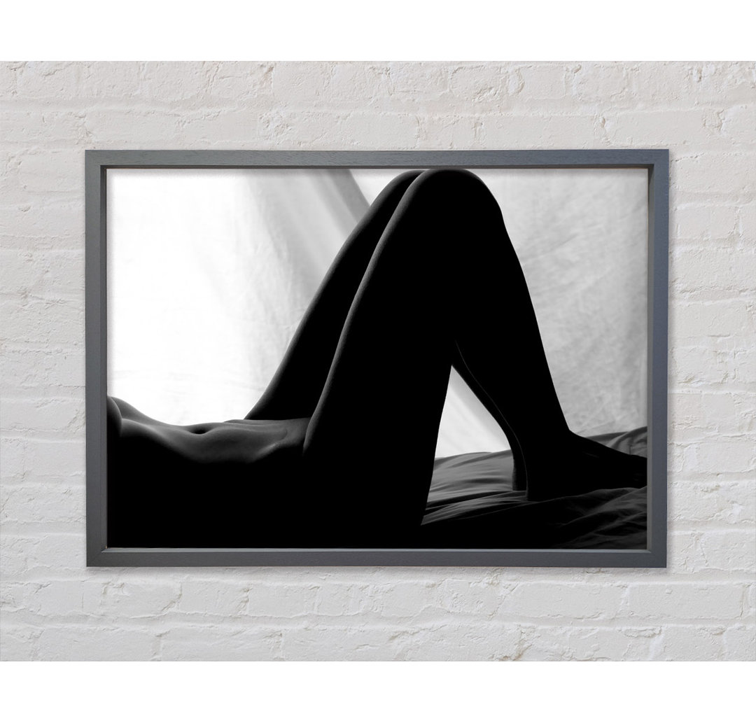 The Art Of A Womans Body - Einzelner Bilderrahmen Kunstdrucke auf Leinwand