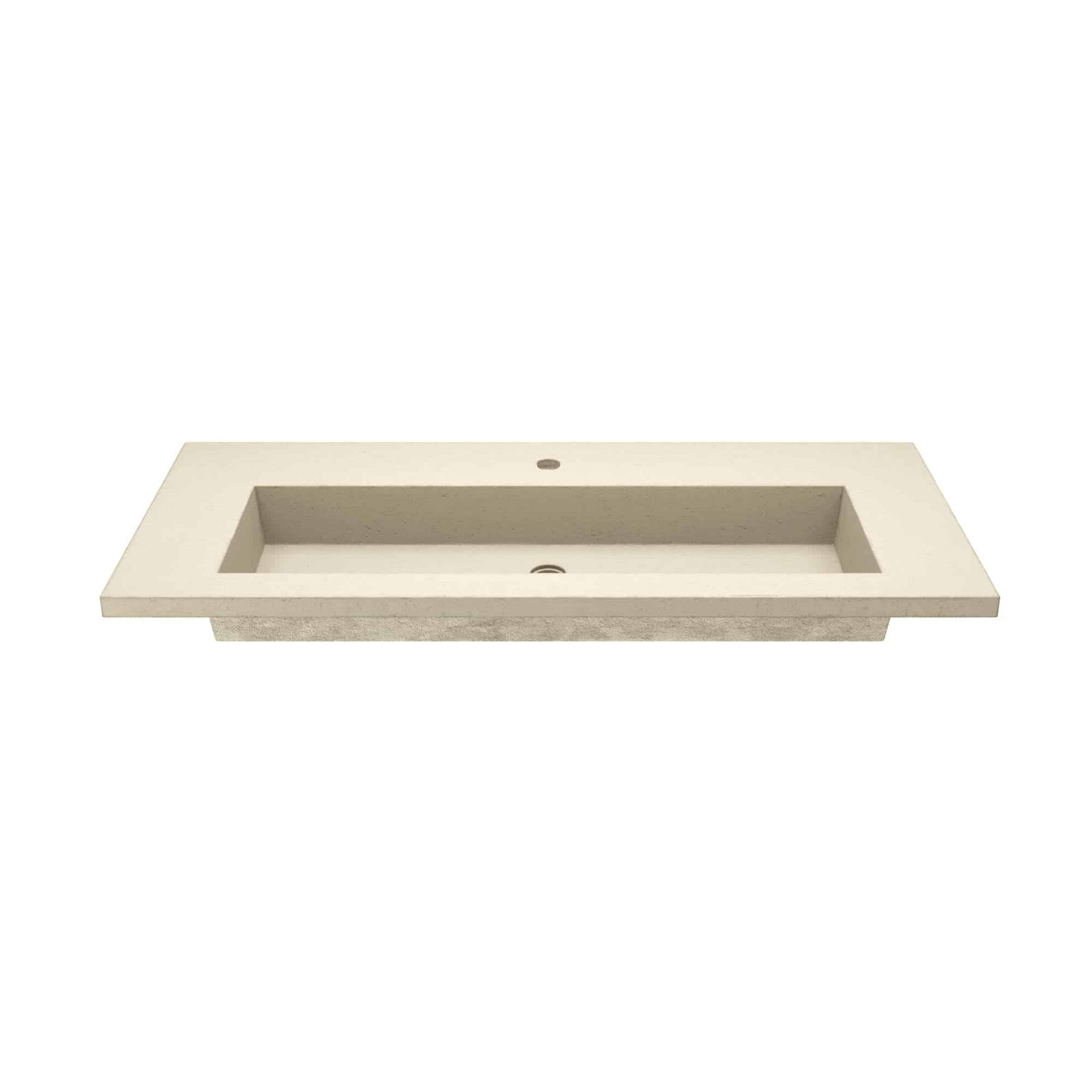 NativeStone Capistrano Vanity Top with Sink, Sand, Single