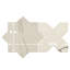 Istanbul Star with Cross 6 In. X 12 In. Porcelain Floor And Wall Tile Kit-887850149