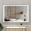 Miroir mural de salle de bain surdimensionné 60X40 pouces