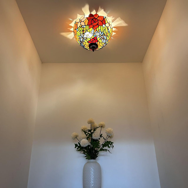 Tiffany Glass Flush Mount