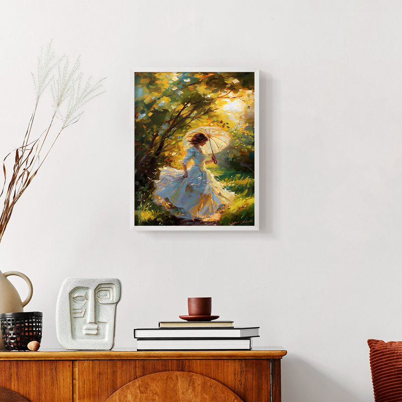 WOMEN-CCL XXXIV - Reproduction encadrée de première qualité, prête à être accrochée, Blanc, H 10 po x l 8 po