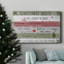 Toile tendue avec châssis de qualité supérieure Christmas Rules - prête à être accrochée-1671625088