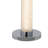 Mabella 49'' Silver LED Column Floor Lamp
