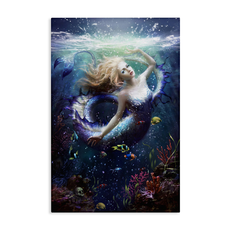 «Deep Sea Mermaid», conception par Melanie Delon, H 45 po x l 30 po