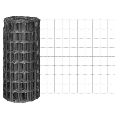 Lunado Grey Metal Wire/Mesh Fence