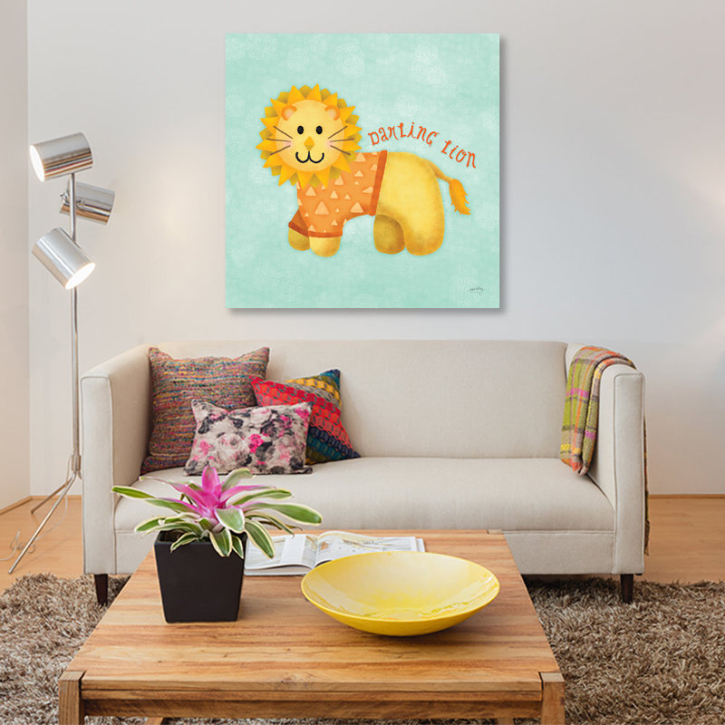 «Baby Safari II», art sur toile, Toile tendue, H 12 po x l 12 po x P 0,75 po