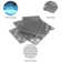 Interlocking 11.5"x11.5" Deck Tiles Outdoor Pavers Resistant-30-Pack