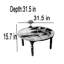 Table basse en bois massif chinois
