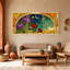 Fantasy & Sci-Fi Art Nouveau, motif céleste floral, ensemble de 3 impressions sur toile-918199541
