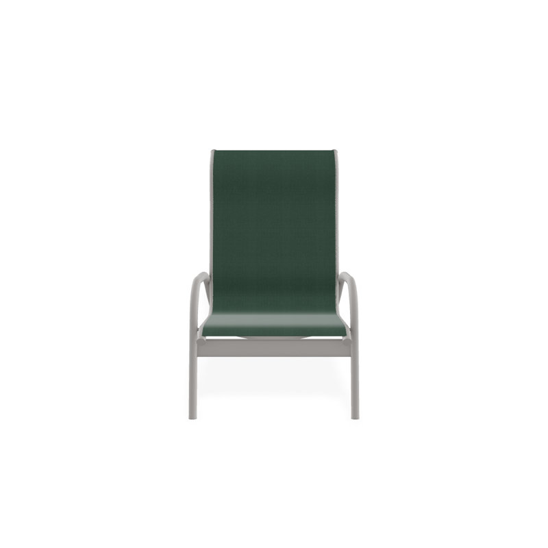 Gardenella Patio Chair, Forrest Green Velvet, Warm Gray